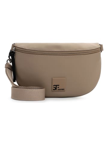 SURI FREY Umhängetasche "Shiny" in Taupe - (B)27 x (H)18 x (T)8 cm