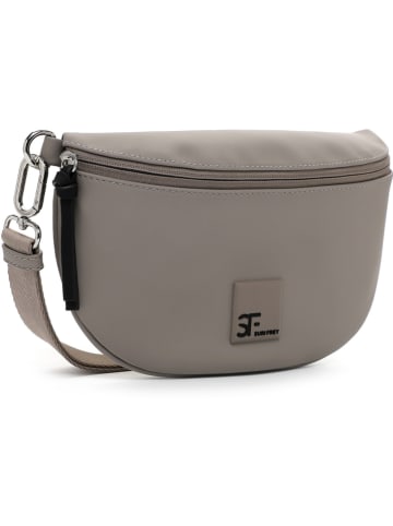 SURI FREY Schoudertas "Shiny" grijs - (B)27 x (H)18 x (D)8 cm