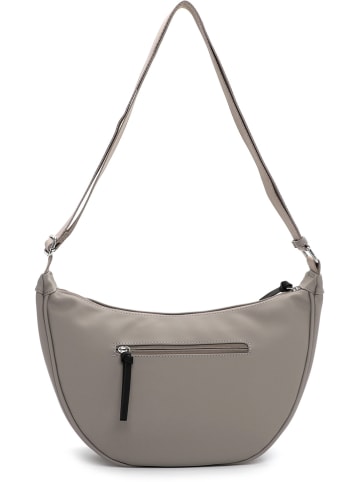 SURI FREY Schultertasche "Shiny" in Taupe - (B)41 x (H)23 x (T)13 cm