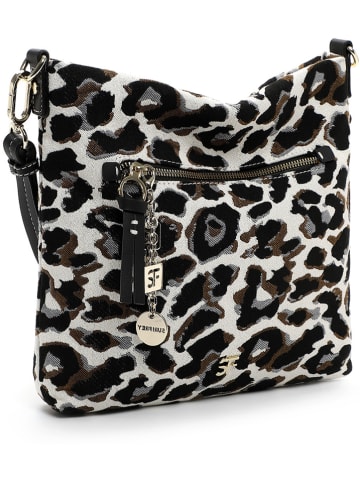 SURI FREY Umhängetasche "Tammy" in Creme/ Schwarz - (B)27 x (H)25 x (T)5 cm