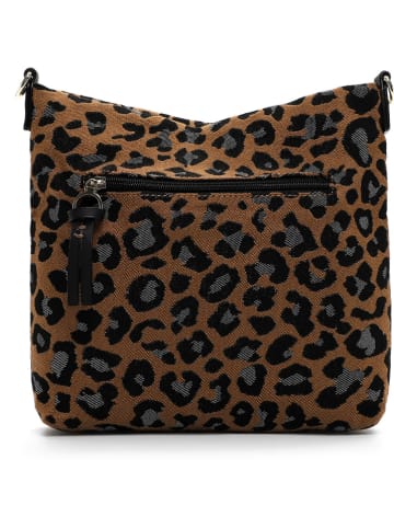 SURI FREY Torebka "Tammy" w kolorze jasnobrązowo-czarnym - 27 x 25 x 5 cm