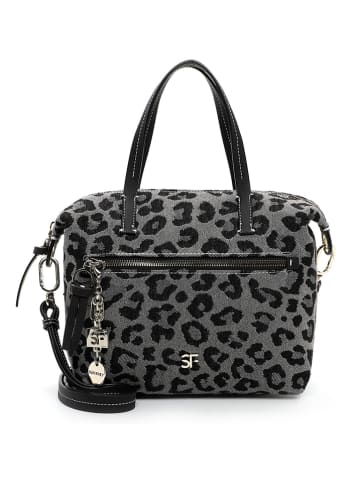 SURI FREY Torebka "Tammy" w kolorze szaro-czarnym - 33 x 23 x 13 cm