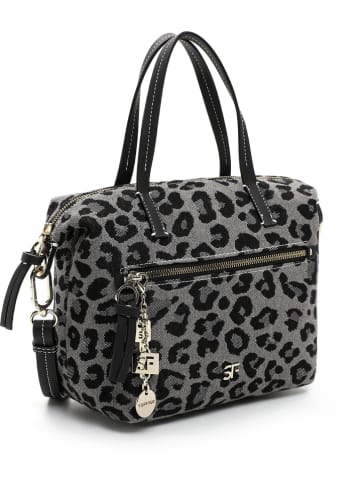 SURI FREY Torebka "Tammy" w kolorze szaro-czarnym - 33 x 23 x 13 cm