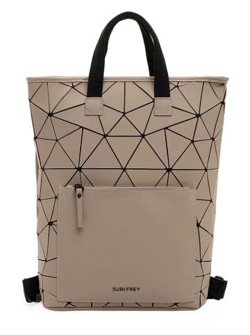 SURI FREY Rugzak "Jessy-Lu" taupe - (B)34 x (H)40 x (D)15 cm