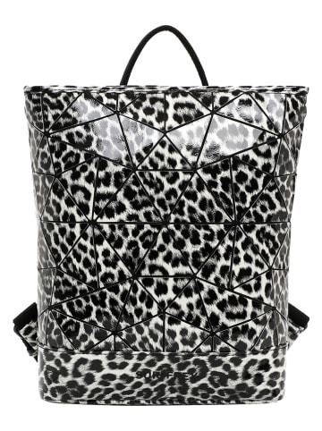 SURI FREY Plecak "Jessy-Lu" w kolorze czarno-białym - 32 x 34 x 10 cm