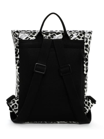 SURI FREY Plecak "Jessy-Lu" w kolorze czarno-białym - 32 x 34 x 10 cm