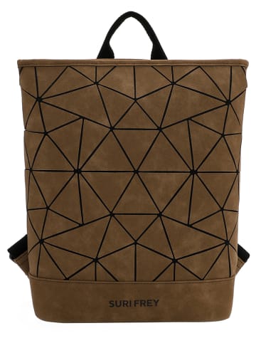 SURI FREY Rucksack "Jessy-Lu" in Hellbraun - (B)32 x (H)34 x (T)10 cm