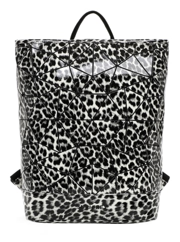 SURI FREY Rucksack "Jessy-Lu" in Schwarz/ Weiß - (B)37 x (H)40 x (T)11 cm