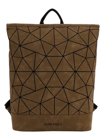 SURI FREY Plecak "Jessy-Lu" w kolorze jasnobrązowym - 37 x 40 x 11 cm