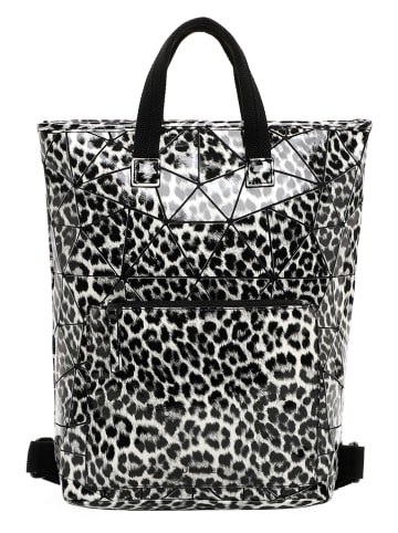 SURI FREY Rugzak "Jessy-Lu" zwart/wit - (B)34 x (H)40 x (D)15 cm