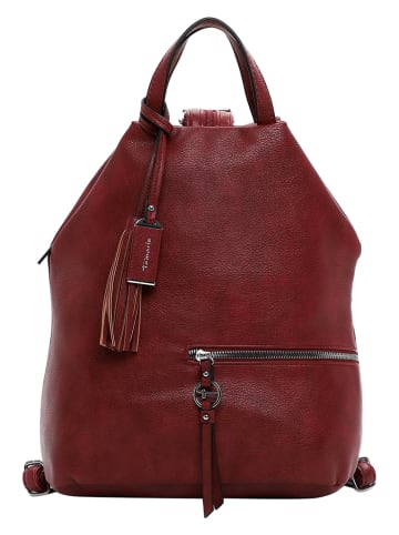 Tamaris Plecak "Nele" w kolorze ciemnoczerwonym - 34 x 32 x 20 cm