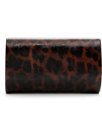 Tamaris Clutch "Amalia Finish" in Braun/ Schwarz - (B)22 x (H)13  x (T)4 cm