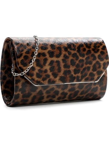 Tamaris Kopertówka "Amalia Finish" w kolorze jasnobrązowo-czarnym - 22 x 13 x 4 cm