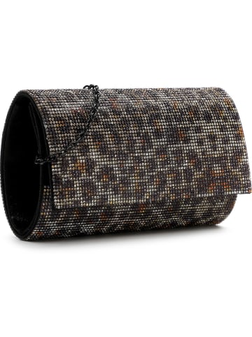 Tamaris Clutch "Amalia Animal" in Braun/ Beige - (B)19 x (H)11,5 x (T)6 cm