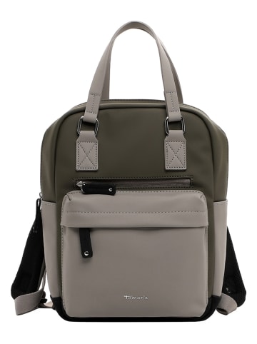 Tamaris Rucksack "Gianna" in Khaki/ Taupe - (B)31 x (H)34 x (T)17 cm