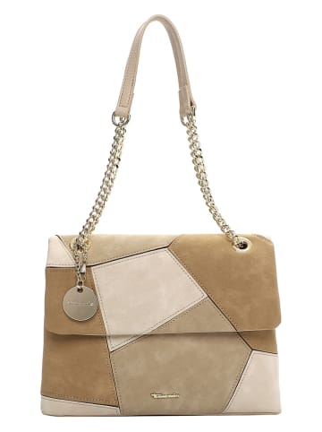 Tamaris Schultertasche "Gilda" in Beige/ Creme - (B)27 x (H)21 x (T)8 cm