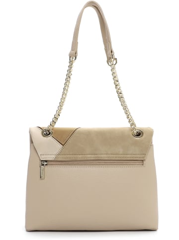 Tamaris Schultertasche "Gilda" in Beige/ Creme - (B)27 x (H)21 x (T)8 cm