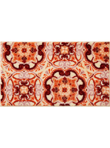 heine home Badematte in Beige/ Rot