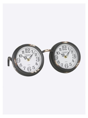 heine home Tischuhr in Schwarz - (B)35 x (H)18 x (T)19 cm