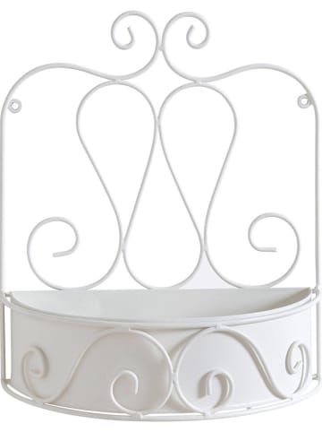 heine home Regał ścienny w kolorze białym - 30 x 34 x 15 cm