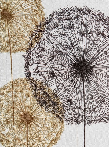 heine home Dekoschal in Creme/ Braun