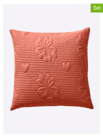heine home 2er-Set: Kissenhüllen in Orange