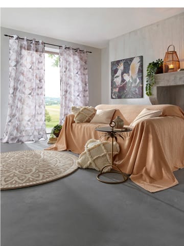 heine home Firanka dekoracyjna w kolorze biało-beżowo-brązowym