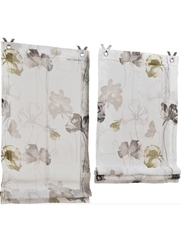 heine home Raffrollo in Weiß/ Beige