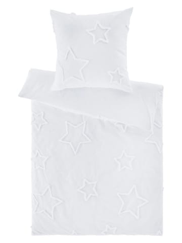 heine home Komplet pościeli perkalowej w kolorze białym