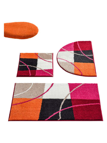 heine home Badematte in Orange/ Pink/ Creme