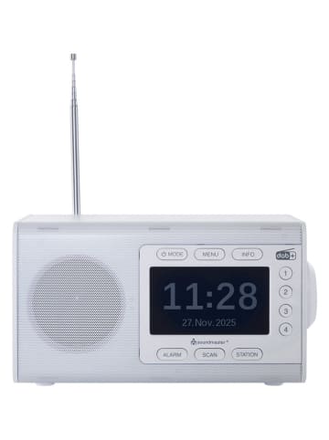 heine home Radio in Weiß - (B)25 x (H)13,5 x (T)14,5 cm