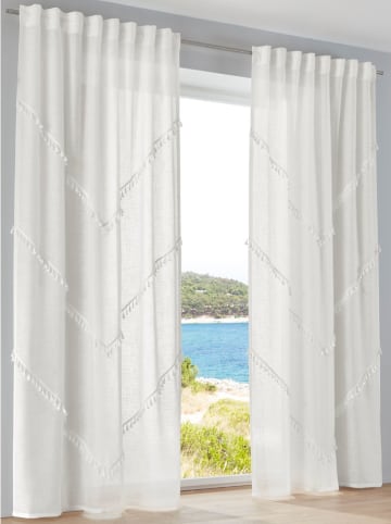 heine home Firanka dekoracyjna w kolorze białym