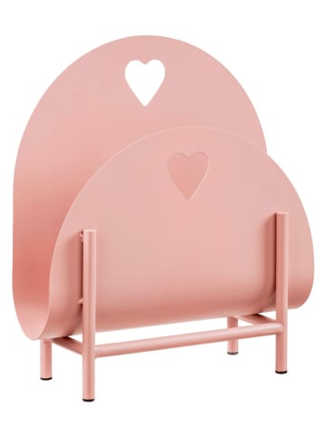 heine home Zeitungssammler in Rosa - (B)32 x (H)36,6 x (T)12 cm