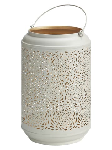 heine home Świecznik w kolorze białym - wys. 31,5 x Ø 21 cm