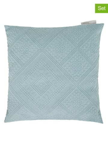 heine home Poszewki (2 szt.) w kolorze turkusowym na poduszkę