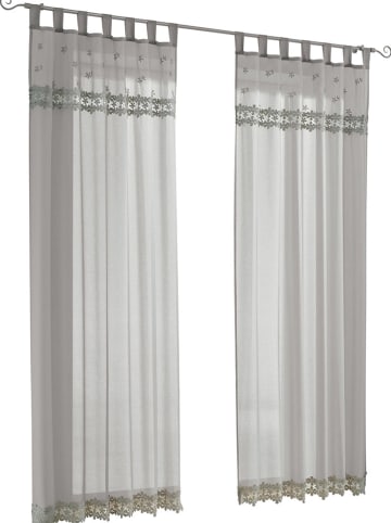 heine home Zasłona dekoracyjna w kolorze szarym