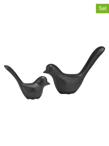 heine home Figurki dekoracyjne (2 szt.) w kolorze czarnym