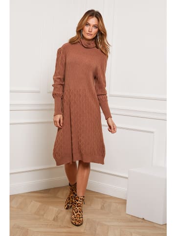 Joséfine Gebreide jurk "Eclose" camel