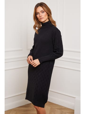 Joséfine Sukienka dzianinowa "Eclose" w kolorze czarnym