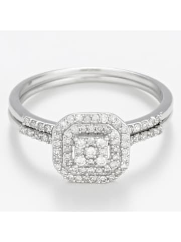 DIAMANTA Złoty pierścionek "Antique" z diamentami