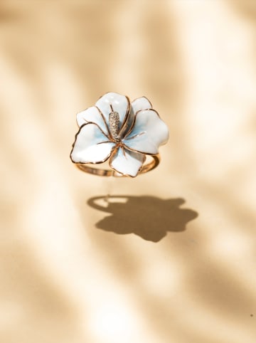 DIAMANTA Roségold-Ring "Althaea"