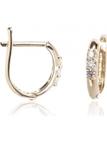 OR ÉCLAT Gold-Ohrringe "Exception" mit Edelsteinen