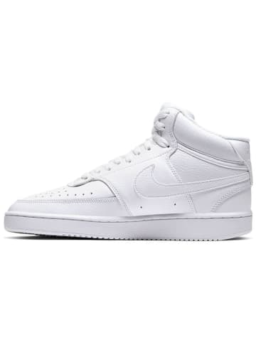 Nike Sportswear Leder-Sneakers "Court vision" in Weiß