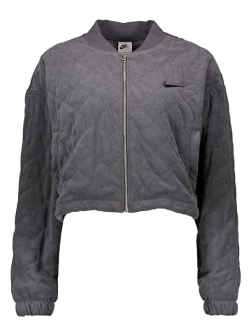 Nike Sportswear Kurtka przejściowa "Terry Quilted" w kolorze antracytowym