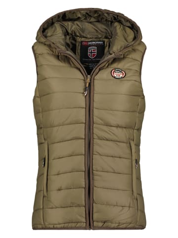 Geographical Norway Doorgestikte bodywarmer "Vatika" kaki
