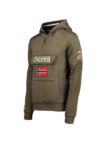 Geographical Norway Bluza "Gymclass" w kolorze khaki