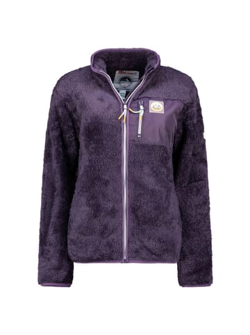 Geographical Norway Kurtka polarowa "Precious" w kolorze fioletowym