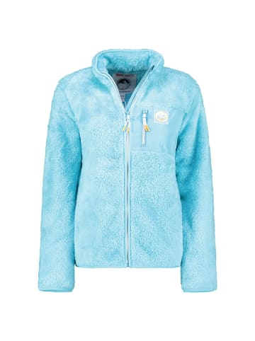 Geographical Norway Kurtka polarowa "Precious" w kolorze błękitnym