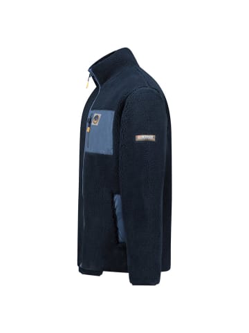 Geographical Norway Kurtka polarowa "Urock" w kolorze granatowym