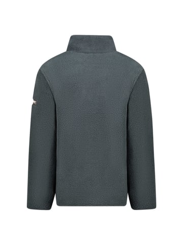 Geographical Norway Kurtka polarowa "Urock" w kolorze niebiesko-antracytowym